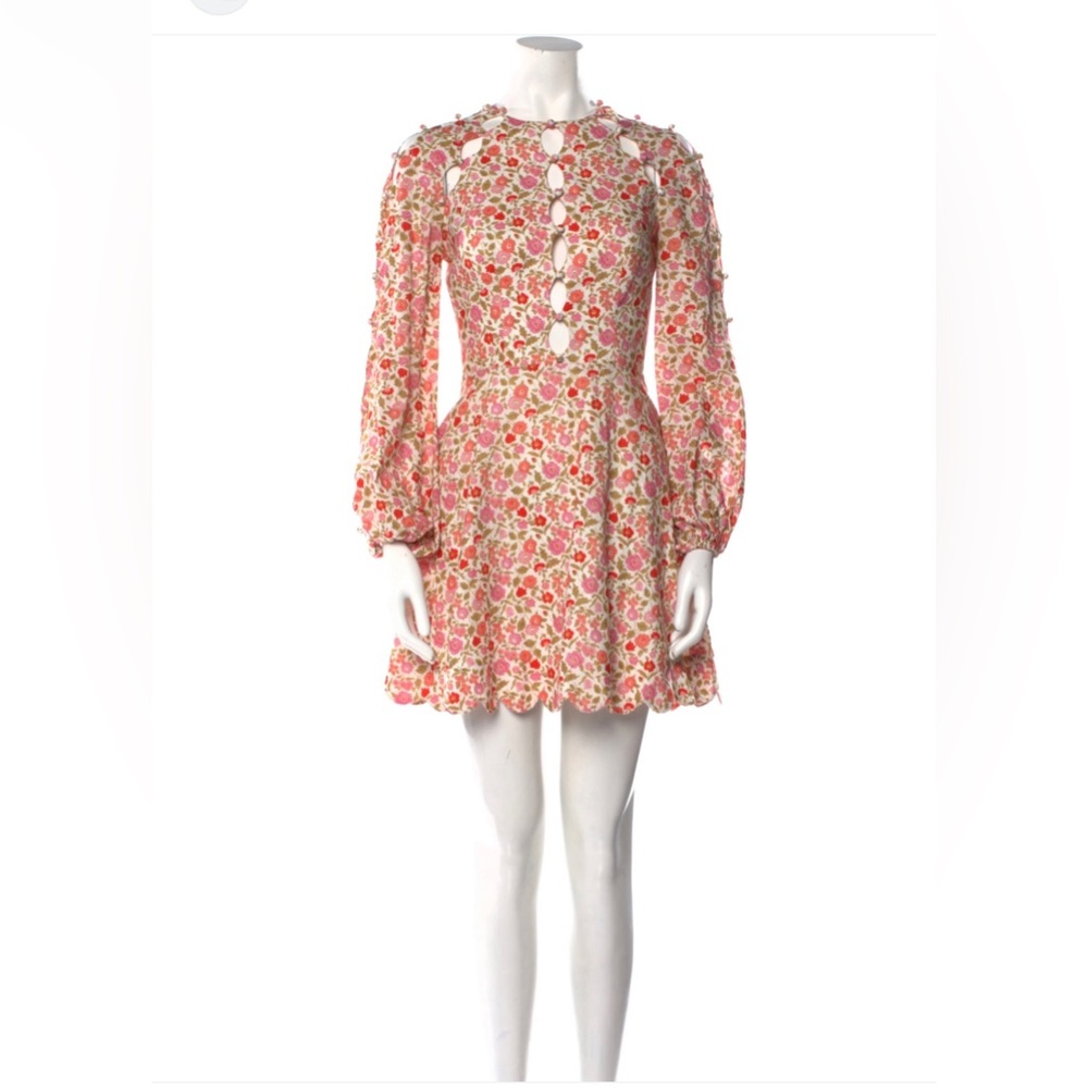 ZIMMERMAN linen floral dress
